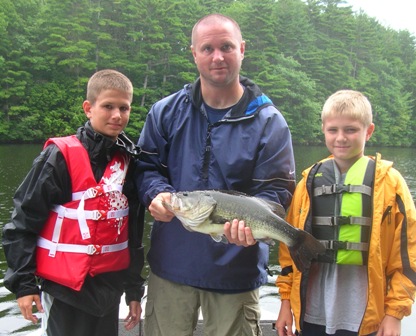 Six pound largemouth bass